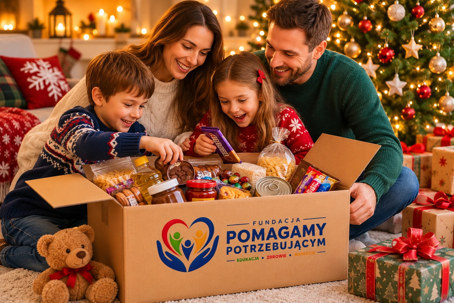 Świąteczna Paczka – projekt Fundacji Pomagamy Potrzebującym
